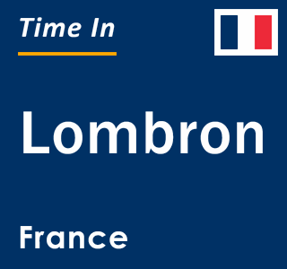 Current local time in Lombron, France