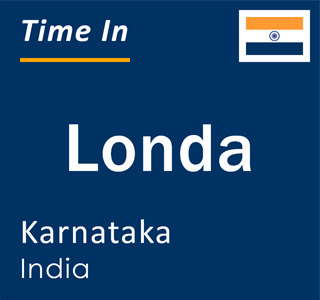 Current local time in Londa, Karnataka, India
