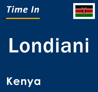 Current local time in Londiani, Kenya