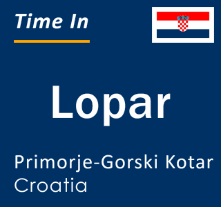 Current local time in Lopar, Primorje-Gorski Kotar, Croatia