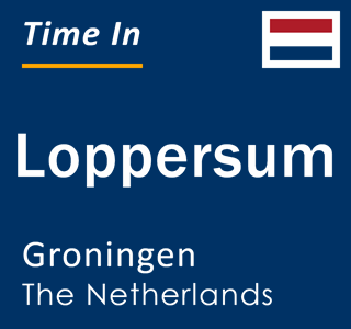 Current local time in Loppersum, Groningen, The Netherlands