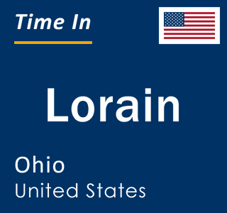 Current time in Lorain, Ohio, United States