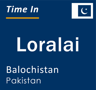 Current local time in Loralai, Balochistan, Pakistan