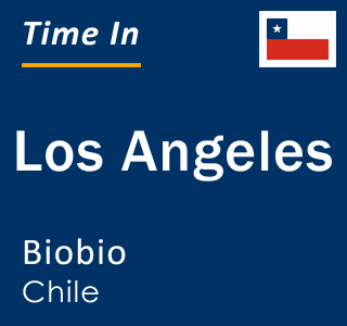 Current time in Los Angeles, Biobio, Chile
