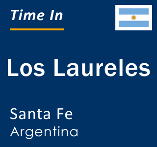 Current local time in Los Laureles, Santa Fe, Argentina