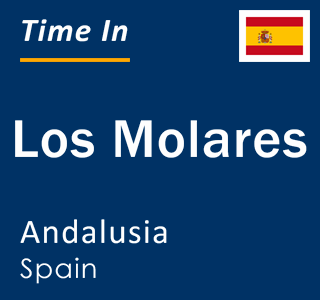 Current local time in Los Molares, Andalusia, Spain