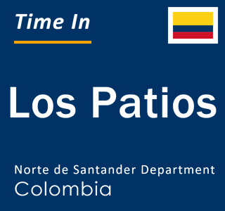 Current local time in Los Patios, Norte de Santander Department, Colombia