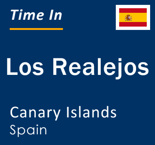 Current local time in Los Realejos, Canary Islands, Spain