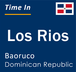 Current time in Los Rios, Baoruco, Dominican Republic