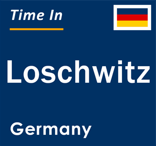 Current local time in Loschwitz, Germany