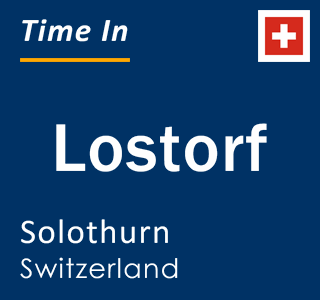 Current local time in Lostorf, Solothurn, Switzerland