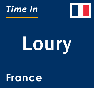 Current local time in Loury, France