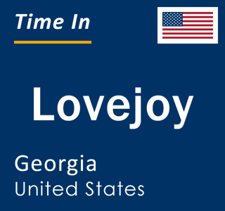 Current local time in Lovejoy, Georgia, United States