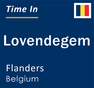 Current local time in Lovendegem, Flanders, Belgium