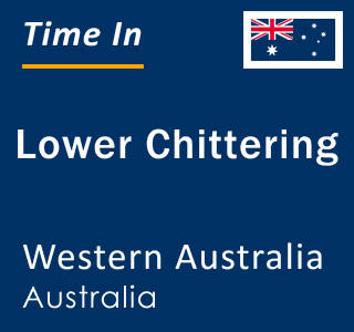 Current local time in Lower Chittering, Western Australia, Australia