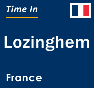 Current local time in Lozinghem, France