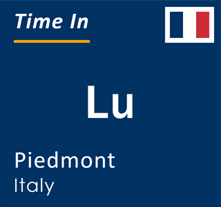 Current local time in Lu, Piedmont, Italy