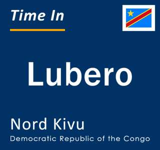 Current local time in Lubero, Nord Kivu, Democratic Republic of the Congo