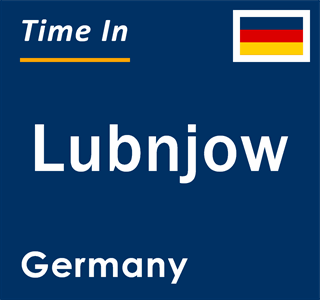 Current local time in Lubnjow, Germany