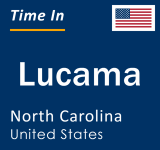 Current local time in Lucama, North Carolina, United States