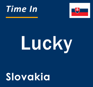 Current local time in Lucky, Slovakia