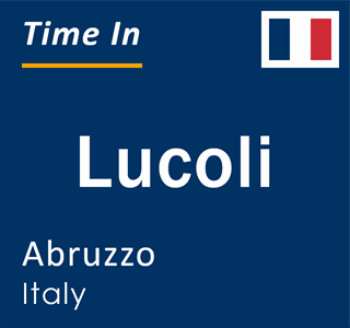 Current local time in Lucoli, Abruzzo, Italy