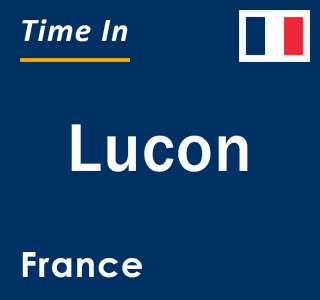 Current local time in Lucon, France