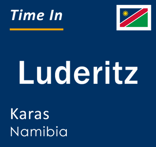 Current local time in Luderitz, Karas, Namibia