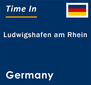 Current local time in Ludwigshafen am Rhein, Germany