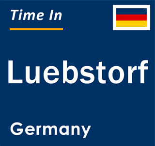 Current local time in Luebstorf, Germany