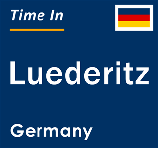 Current local time in Luederitz, Germany