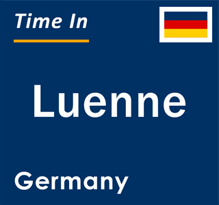 Current local time in Luenne, Germany