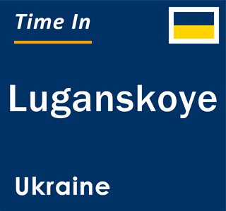 Current local time in Luganskoye, Ukraine