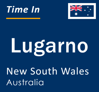 Current local time in Lugarno, New South Wales, Australia