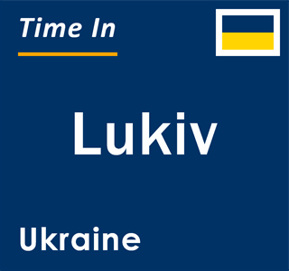 Current local time in Lukiv, Ukraine