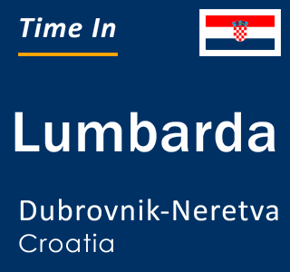 Current local time in Lumbarda, Dubrovnik-Neretva, Croatia