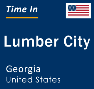 Current local time in Lumber City, Georgia, United States