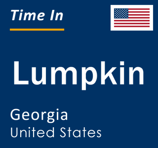 Current local time in Lumpkin, Georgia, United States