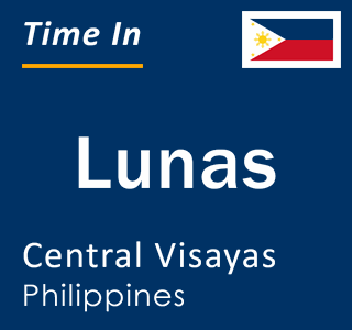 Current local time in Lunas, Central Visayas, Philippines