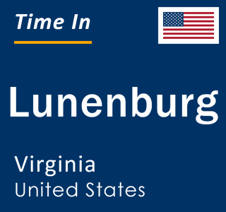 Current local time in Lunenburg, Virginia, United States