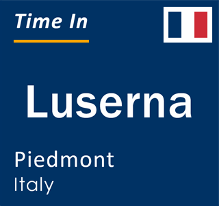 Current local time in Luserna, Piedmont, Italy