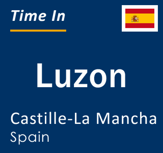 Current local time in Luzon, Castille-La Mancha, Spain