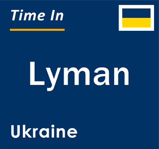 Current local time in Lyman, Ukraine