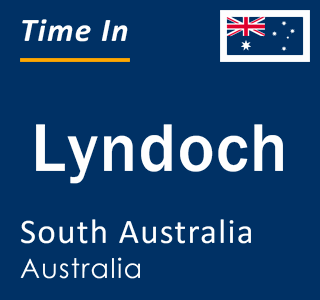Current local time in Lyndoch, South Australia, Australia