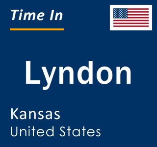 Current local time in Lyndon, Kansas, United States