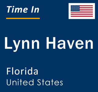 Current local time in Lynn Haven, Florida, United States