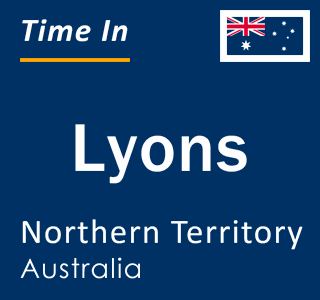 Current local time in Lyons, Northern Territory, Australia