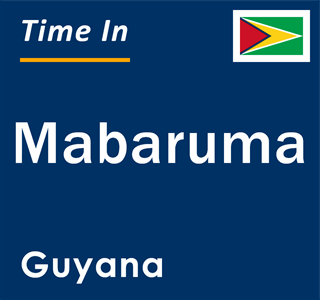 Current local time in Mabaruma, Guyana