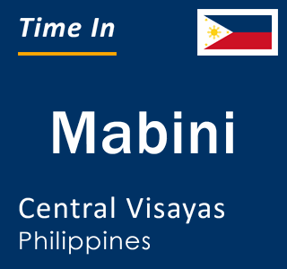 Current local time in Mabini, Central Visayas, Philippines