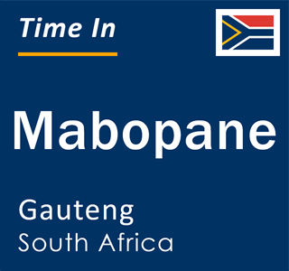 Current local time in Mabopane, Gauteng, South Africa